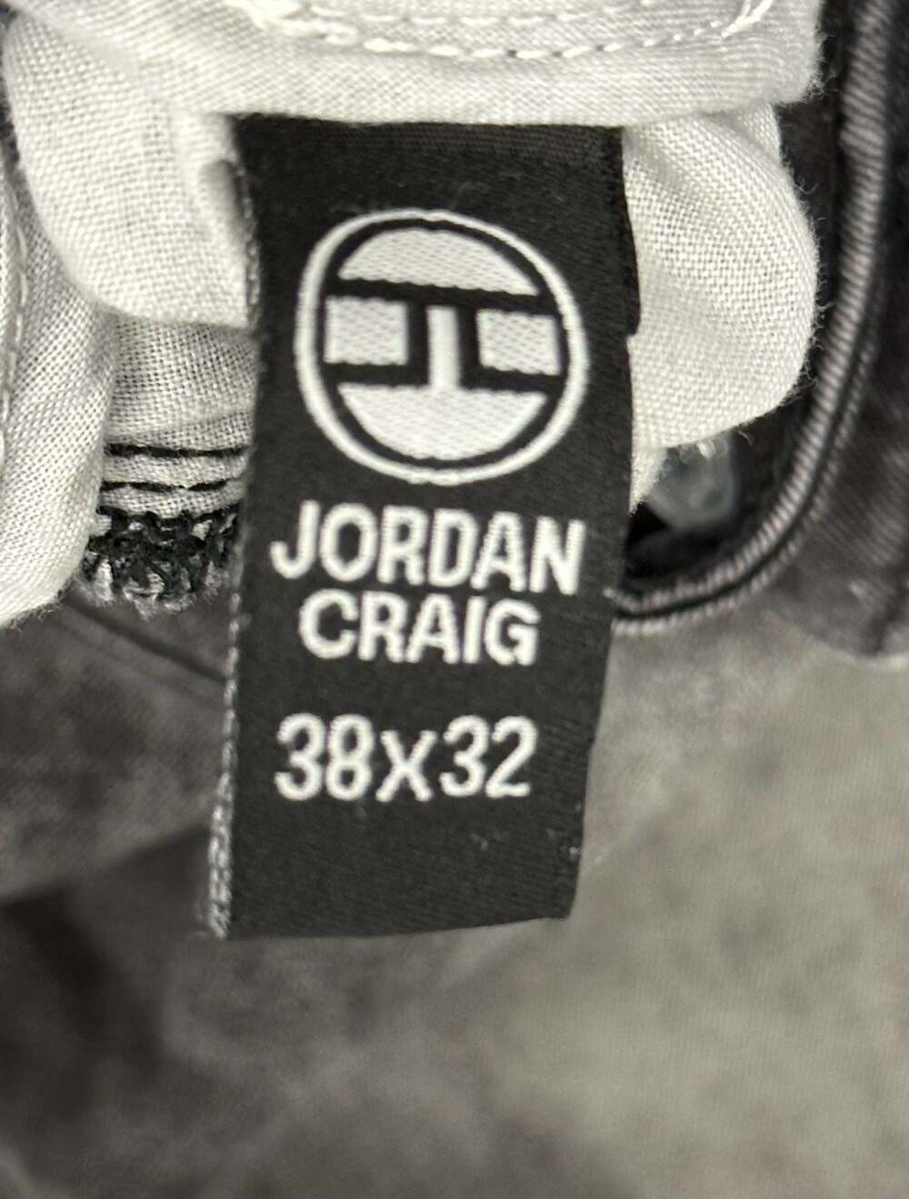 Jordan Craig Sean Slim Taper Fit Distressed Jeans in Black Wash